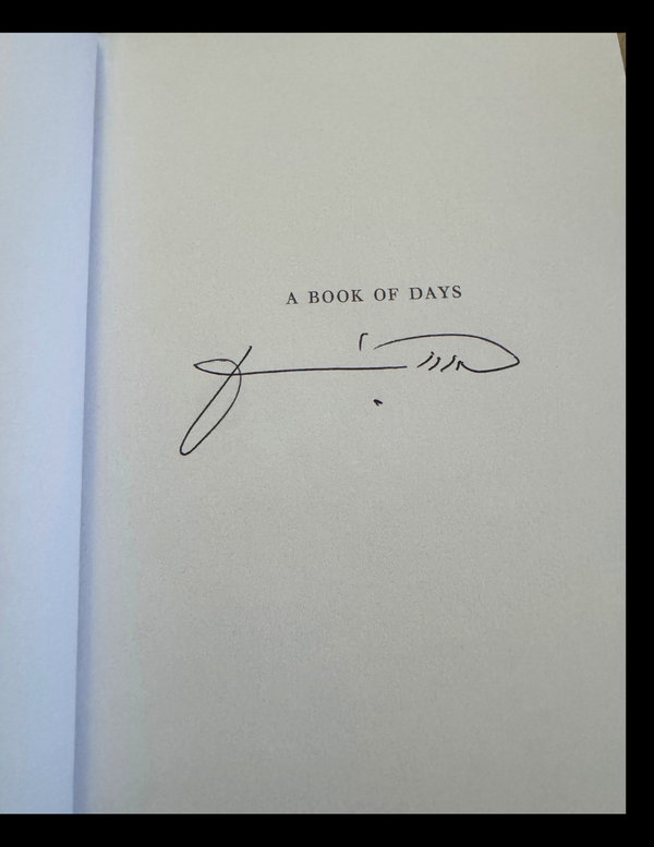 A Book of Days by Patti Smith (Signed Copy)