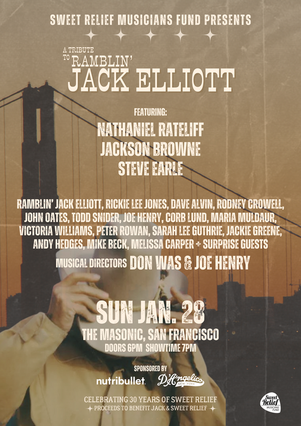 SR "A Tribute to Ramblin' Jack Elliott" Event Poster