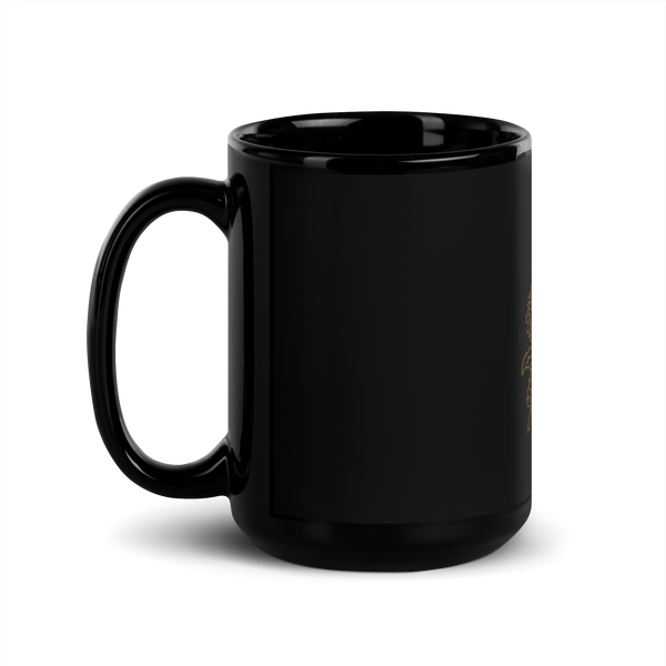 SR Bloomin' Guitar Black 15oz. Mug