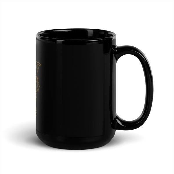 SR Bloomin' Guitar Black 15oz. Mug