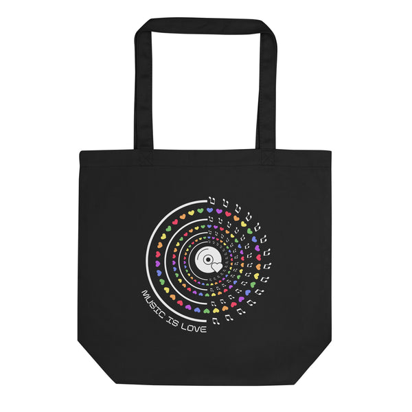 SR Music is Love Pride Record Eco Tote