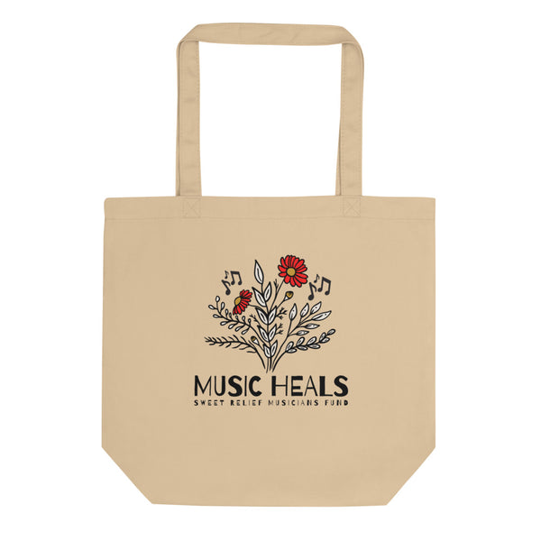 SR Music Heals Botanical Eco Tote