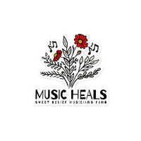 SR Music Heals Botanical Sticker