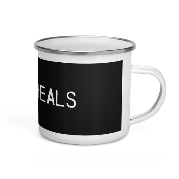 SR Music Heals Enamel Mug