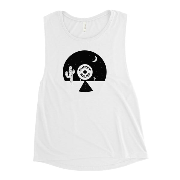 SR Desert Record Feminine Muscle Tank