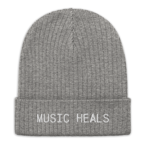 SR Music Heals Ribbed Beanie