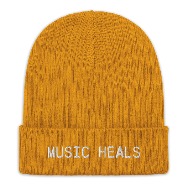 SR Music Heals Ribbed Beanie