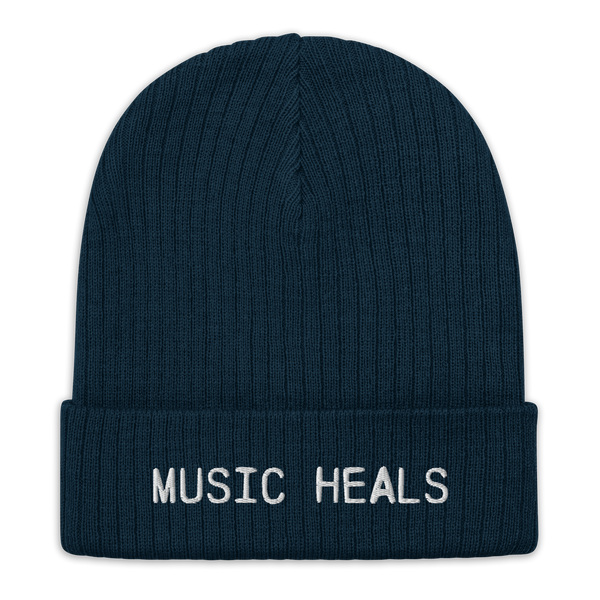 SR Music Heals Ribbed Beanie