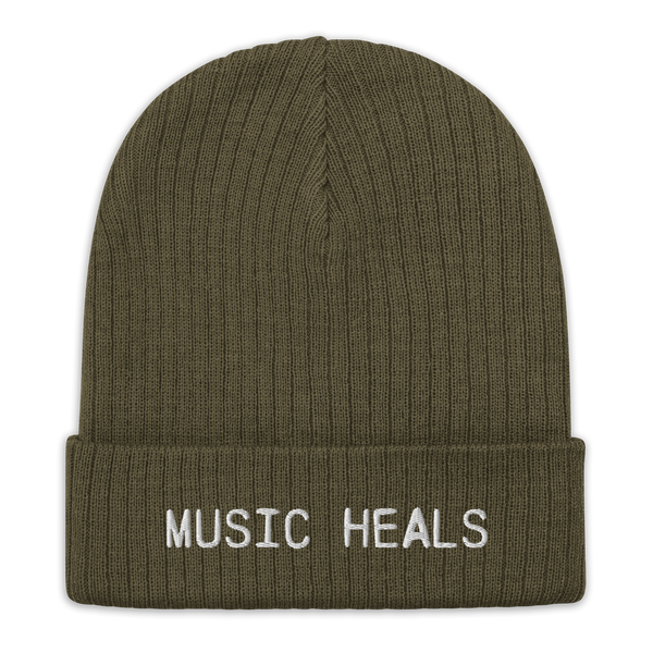 SR Music Heals Ribbed Beanie