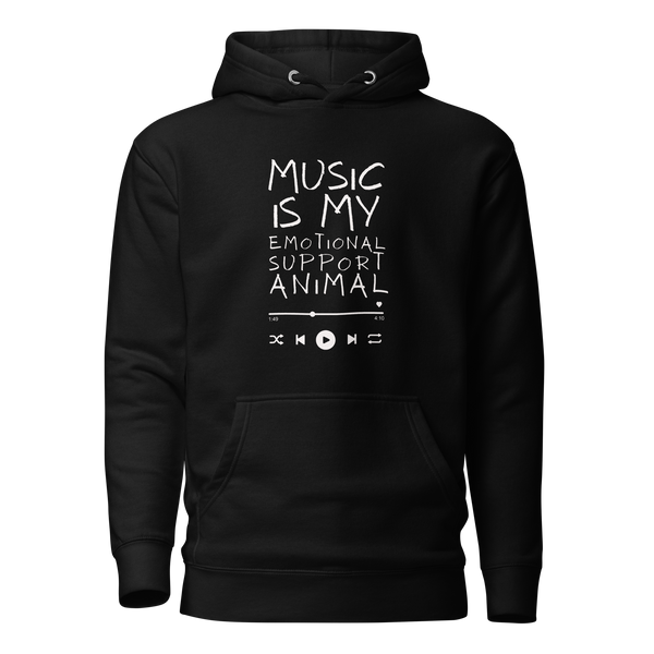 SR Music Is My Emotional Support Animal Hoodie
