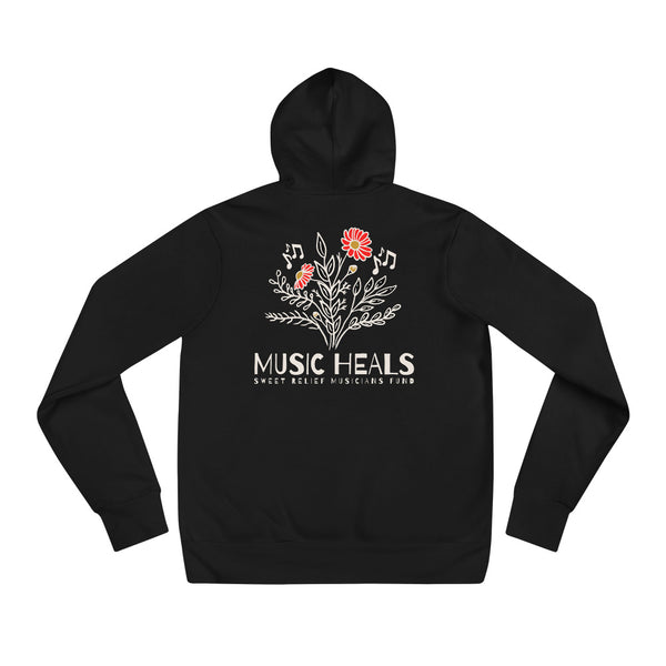 SR Music Heals Botanical Hoodie