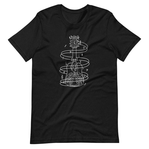 SR Think. Feel. Breathe, Music Shirt