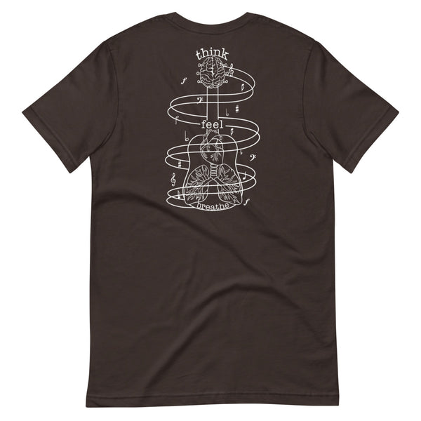 SR Think. Feel. Breathe, Music Shirt