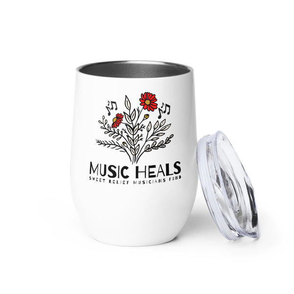 SR Music Heals Wine Tumbler