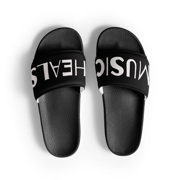 SR Women's Music Heals Slides (Blk)