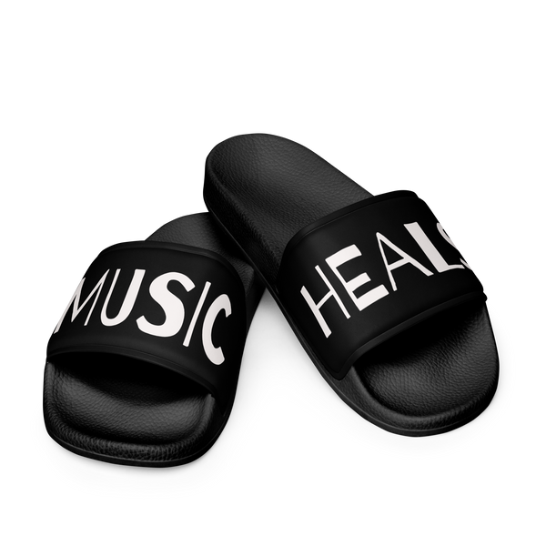 SR Women's Music Heals Slides (Blk)